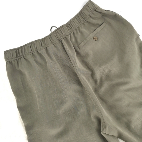 Chereskin Sport Vtg Top and Bottom Silk Green Set - Picture 5 of 10